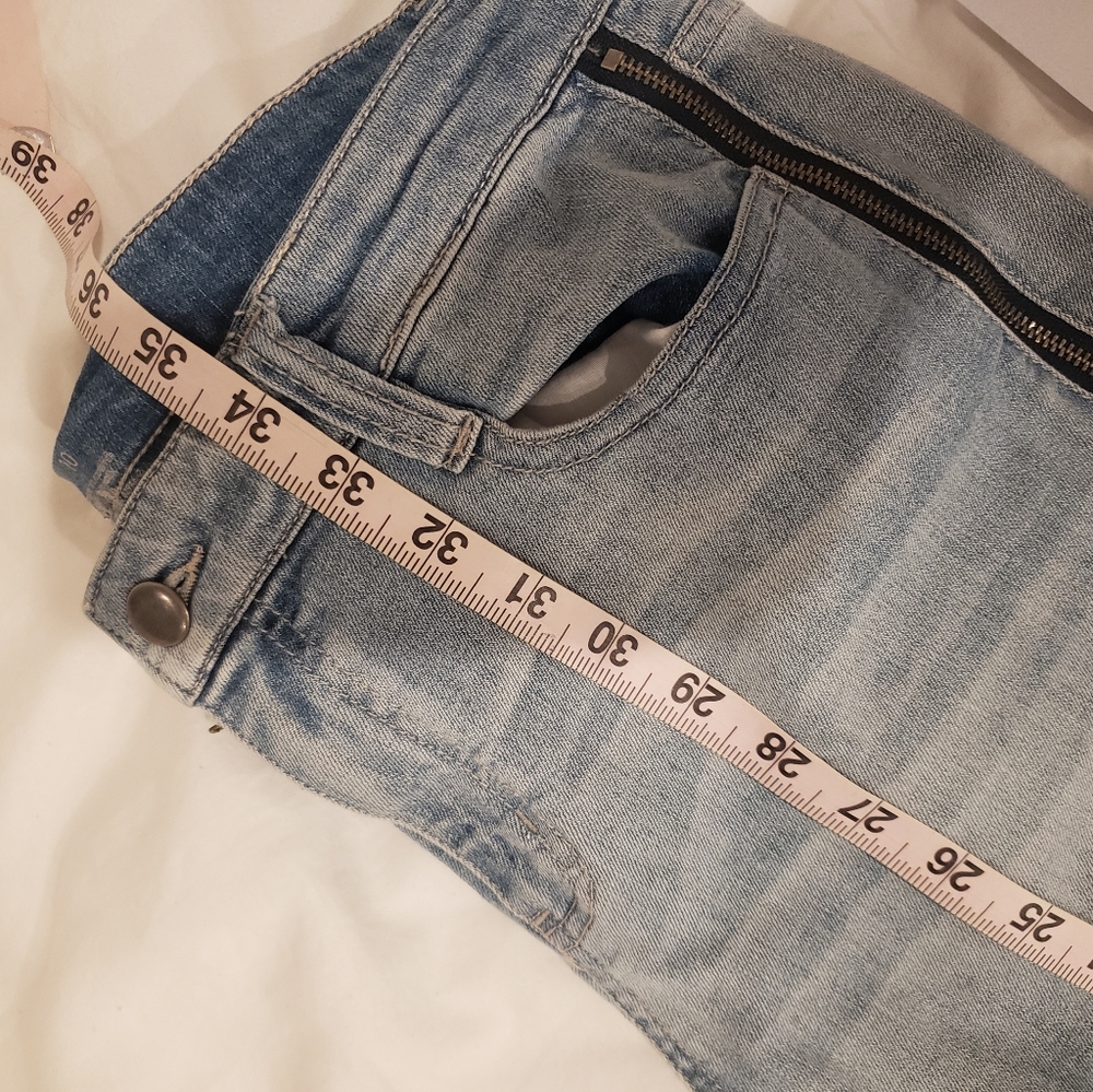 PROJECT RUNWAY Blue Skinny Jeans Size Junior 10 - Picture 7 of 10